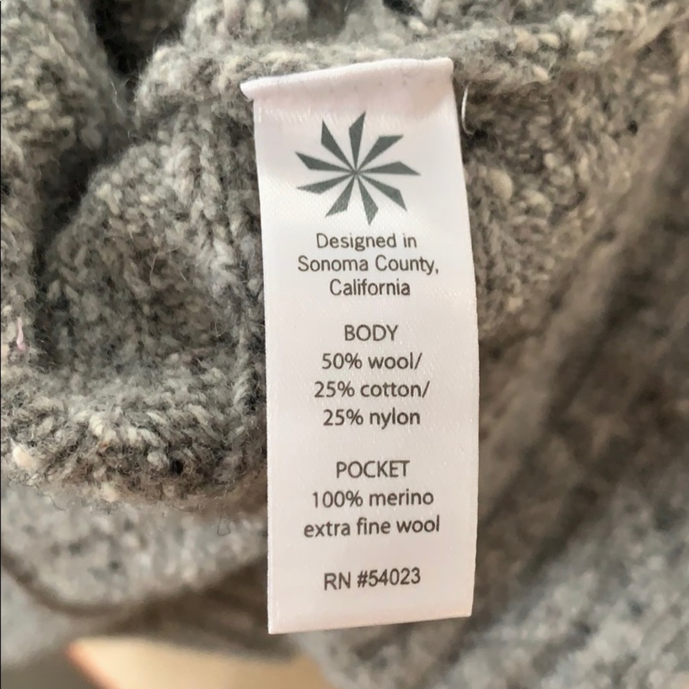 Athleta Sweater Poncho Women’s Size XXS/XS - Picture 6 of 6